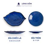  Bộ bàn ăn men hỏa biến - Màu xanh sapphire 