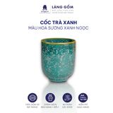  Cốc trà xanh không quai men hỏa biến dung tích 180ml 