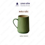  Cốc sứ họa tiết gại tay thủ công dung tích 500ml 