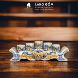  Chén kỷ để bàn thờ bán lẻ - Bộ Thờ Cúng, Đồ Thờ Men Rạn Đắp Nổi 