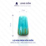  Bình hoa men hoả biến dáng quả đu đủ (TH) 