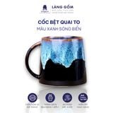  Cốc bệt quai to men hoả biến dung tích 500ml 