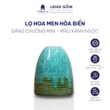  Bình hoa men hỏa biến dáng chuông mini 