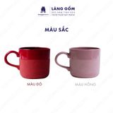  Cốc mix bóng nhám, men mát, dung tích 300ml 