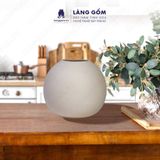  Bình hoa men mát dáng quả bóng 