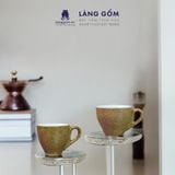  Cốc gốm sứ kiểu Espresso, Men Trứng 
