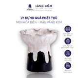  Ly đựng quả phật thủ men hoả biến 