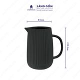  Bình đựng nước men mát có quai cầm khía gân 