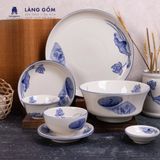  Bộ bàn ăn men làm Duyên dáng Việt Nam - Họa tiết vẽ nón lá 