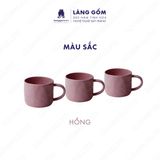  Cốc giả nặn mix bóng nhám, men mát, dung tích 300ml 