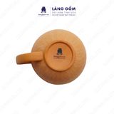  Bát ăn cơm gốm sứ xước màu vàng kiểu gại, có quai, giữ nhiệt 