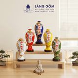  Mai Bình Tích Lộc Đắp Nổi 3D Gốm Sứ Bát Tràng Cao Cấp – Bình Phong Thủy Tài Lộc, Trang Trí Phòng Khách, Quà Tặng Tân Gia 