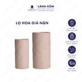  Bình hoa men mát hoạ tiết giả nặn 