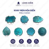  Bộ ấm chén men hỏa biến dáng Quả hồng 