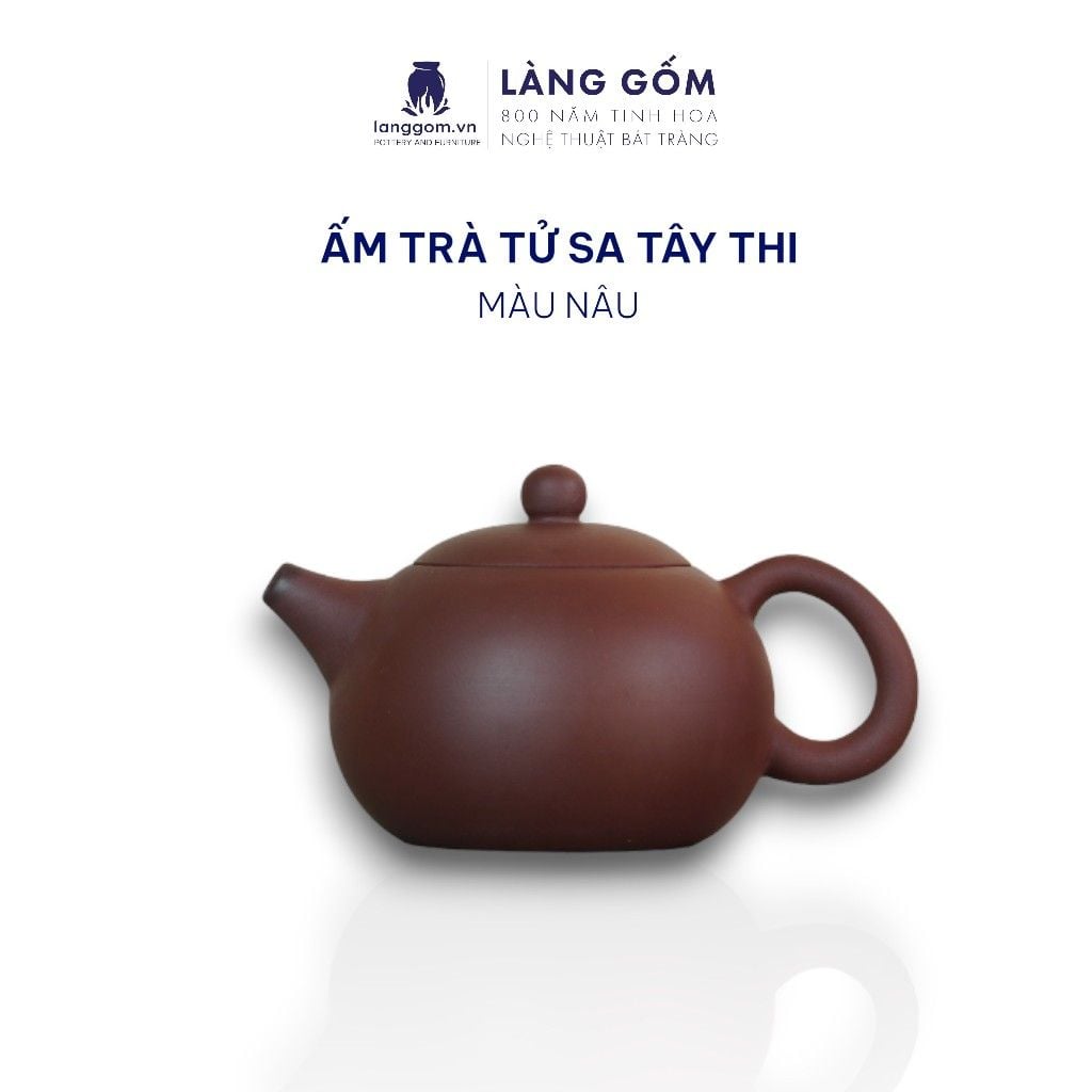  Ấm đất mộc nguyên khoáng cao cấp dáng Tây Thi 