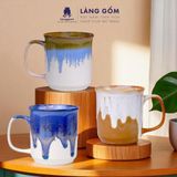  Cốc quai C men hỏa biến, dung tích 250ml 