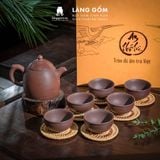  Ấm đất mộc nguyên khoáng cao cấp dáng Quả Chuông 