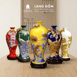  Mai Bình Tích Lộc Đắp Nổi 3D Gốm Sứ Bát Tràng Cao Cấp – Bình Phong Thủy Tài Lộc, Trang Trí Phòng Khách, Quà Tặng Tân Gia 