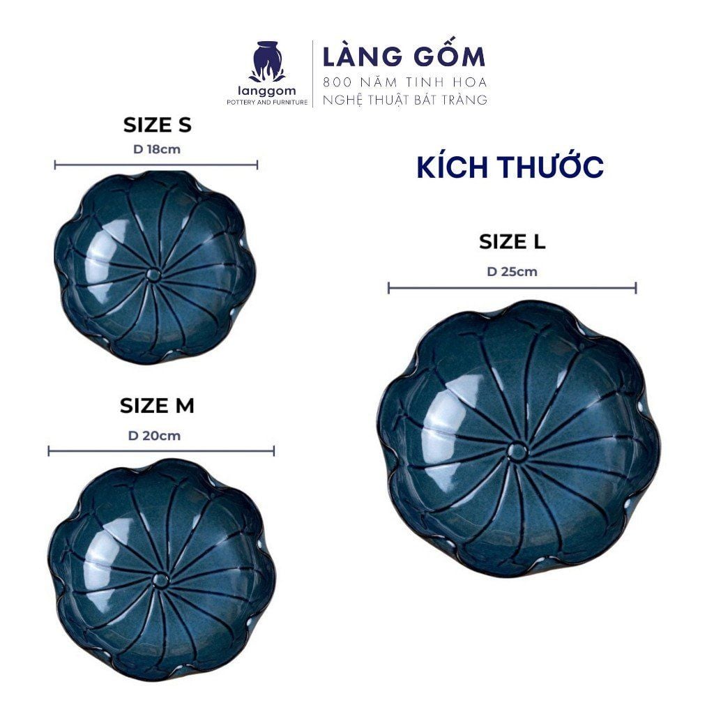  Bát thả hoa tắm Phật minh đường tự thủy men hỏa biến họa tiết gân 