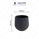 Cốc dáng khum nhiều màu, men mát phong cách Châu Âu, dung tích 330ml 