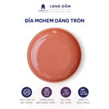  Đĩa Mohem dáng tròn men mát, nhiều màu pastel 