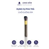  Bộ dụng cụ pha trà - Bộ cung nhãn bằng đồng, gỗ mun đen 