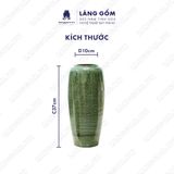  Bình hoa men hỏa biến dáng ống dù (TH) 