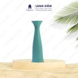  Bình hoa men mát dáng khăn vặn màu pastel 