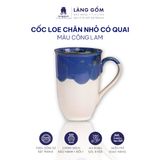 Cốc loe chân nhỏ có quai men hỏa biến 250ml, 320ml 