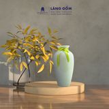  Bình hoa men ngọc dáng phích long 