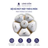  Bộ hũ mứt mặt trời 6 món kèm khay gỗ 