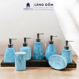  Bình đựng xà phòng sữa tắm dầu gội màu vân đá 