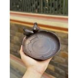  Khay đĩa lót ấm trà đắp chim sẻ thủ công 