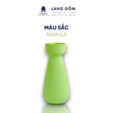  Bình hoa men mát dáng cổ thắt 