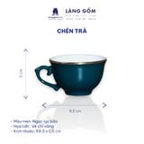  Bộ ấm chén phú quý men ngọc lục bảo chỉ vàng 