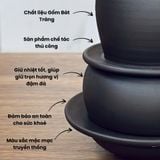  Phin pha cafe tử sa kèm cốc quai móc, dùng để pha cà phê 