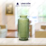  Bình hoa men hỏa biến dáng trụ 