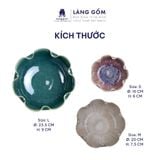  Bát minh đường tụ thủy, bát thả hoa cúng Phật, men hỏa biến cao cấp 