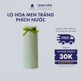  Bình hoa men ngọc dáng phích nước 