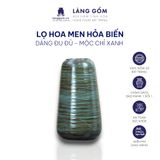  Bình hoa men hoả biến dáng quả đu đủ (TH) 