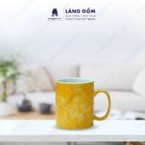  Cốc sứ vân đá tay cầm chữ C, dung tích 350ml 