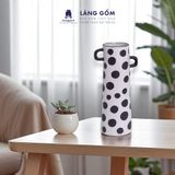  Lọ hoa men mát có tai dáng 