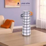  Lọ hoa men mát có tai dáng cao nhiều họa tiết 