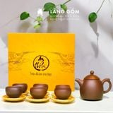  Ấm đất mộc nguyên khoáng cao cấp dáng Quả Chuông 