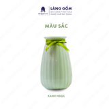  Bình hoa men ngọc dáng giỏ cua bé 