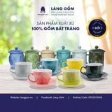  Cốc trụ không quai màu vân đá 