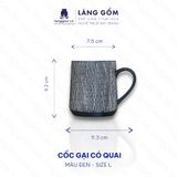  Cốc mini có quai họa tiết gại tay thủ công phong cách Châu Âu 