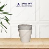  Cốc giả nặn không quai cao, men mát, dung tích 300ml 