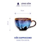  Cốc cappuccino men hỏa biến 200ml, 250ml, 300ml 