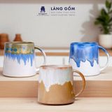  Cốc bệt quai to men hoả biến dung tích 500ml 